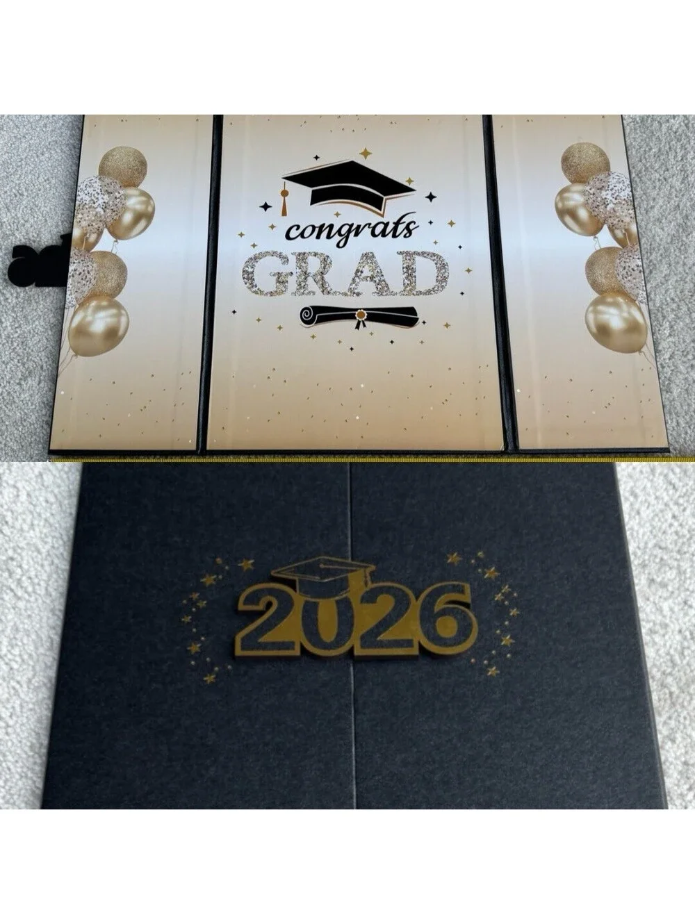 Congrats 2026 Grad Graduation Party Attendee Signature Card Memento Keepsake
